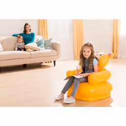 Intex Happy Animal Chair Assortment Assise unique Bleu, Jaune