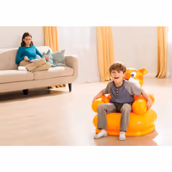 Intex Happy Animal Chair Assortment Assise unique Bleu, Jaune - Vue supplémentaire 5