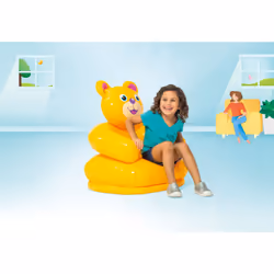 Intex Happy Animal Chair Assortment Assise unique Bleu, Jaune - Vue supplémentaire 7