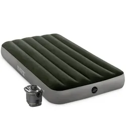 Intex Dura-Beam Standard Prestige Downy Matelas une personne Vert foncé