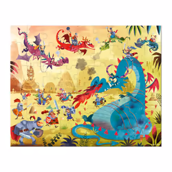 JANOD Puzzle Dragons 54 pieces - Vue supplémentaire 3