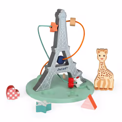 JANOD Sophie la Girafe Bead Maze (wood) - Vue supplémentaire 3