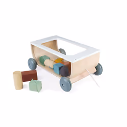 JANOD Sweet Cocoon Cart With Blocks - Vue supplémentaire 2