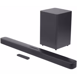 JBL Bar 2.1 Deep Bass NOIR - Puissance totale 300 W - Alimentation 100 - 240 V CA, ~ 50/60 Hz - Bluetooth 4.2 - HDMI - Port U ...