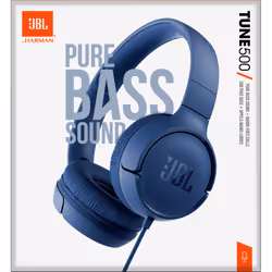 JBL Tune 500 Écouteurs Avec fil Arceau Musique Bleu