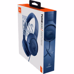 JBL Tune 500 Écouteurs Avec fil Arceau Musique Bleu