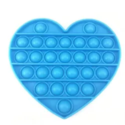 Jouet Anti Stress Pop It Cœur - Bleu