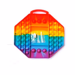 Jouet Anti Stress Pop It dés cubique - Multicolore