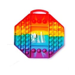 Jouet Anti Stress Pop It dés cubique - Multicolore