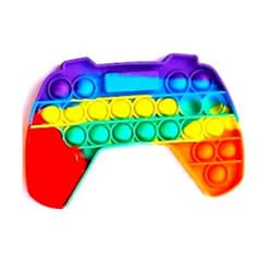 Jouet Anti Stress Pop It forme manette - Multicolore
