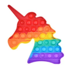 Jouet Anti Stress Pop It Licorne - Multicolore