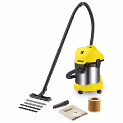 Aspirateur multifonction - Pour eau et poussière - Puissance d'aspiration 200 (Air Watt) - Puissance 1000W - Cuve en Acier In ...
