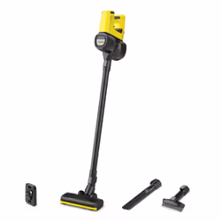 Kärcher VC 4, Sec, Cyclonique, 75 dB, Sans sac, Noir, Jaune, 0,65 L