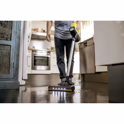 Kärcher VC 6 Cordless ourFamily Batterie Sec Cyclonique, HEPA Sans sac 0,8 L Noir, Jaune 2,5 Ah