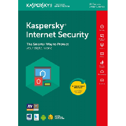 Kaspersky Internet Security 2019 - Licence 1 an 10 postes