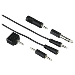 Kit De Connexion Jack HAMA 122330 2.5M - Noir