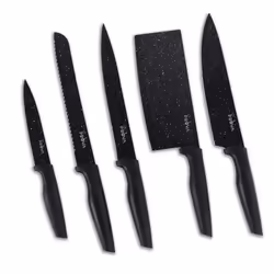 Kit De Couteaux PROVA - Nombre de pièce: 5 Pièces - Composition: 1 x Couperet , 1 x Couteau à chef , 1 x Couteau à pain , 1 x ...