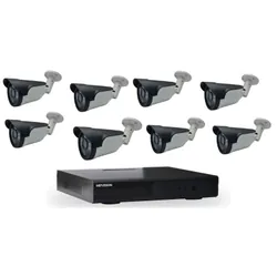 Kit de Surveillance MIPVISION DVR AHD 8 Canaux + 8 Caméras Externes 2MP