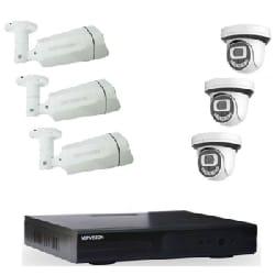 Kit de Surveillance MIPVISION XDVR + 3 Caméras Externes + 3 Caméras Internes 5MP