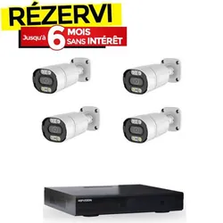 Kit de Surveillance MIPVISION XDVR + 4 Caméras Externes 5MP