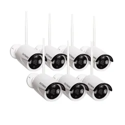 Kit de Surveillance OVERMAX CAMSPOT NVR 4.0 + 3SINGLE NVR + 7 Caméras