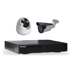 Kit DVR AHD 4 canaux + 1 Caméra MIPVISION Internes 5MP + 1 Caméra Externe 5MP