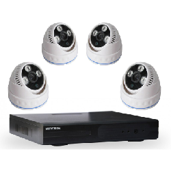 Kit DVR AHD 4 canaux + 4 Caméras MIPVISION Internes 1MP