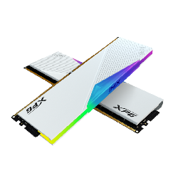 Kit Mémoire Gamer ADATA XPG LANCER RGB DDR5 32Go (2x16Go) 5200MHz Blanc Éclair