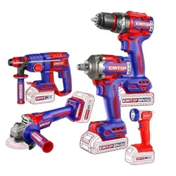 Kit Outillages Electro-Portatifs Emtop Eckl2059 5 Pièces