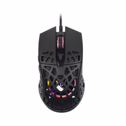 Konix Drakkar Souris Aegir Ultra Light, Ambidextre, Optique, USB Type-A, Noir