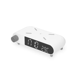 Ksix BXCQI15B réveille-matin Réveil numérique Blanc