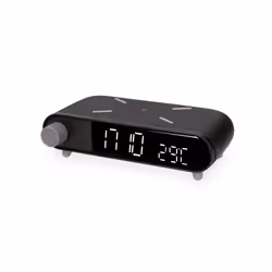 Ksix BXCQI15N réveille-matin Réveil numérique Noir