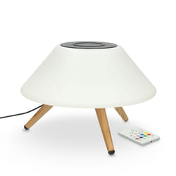 Ksix BXCQILAMP02 chargeur d'appareils mobiles Smartphone Blanc Secteur, USB Recharge sans fil Charge rapide Intérieure