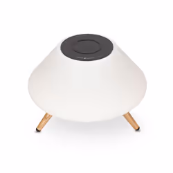 Ksix BXCQILAMP02 chargeur d'appareils mobiles Smartphone Blanc Secteur, USB Recharge sans fil Charge rapide Intérieure