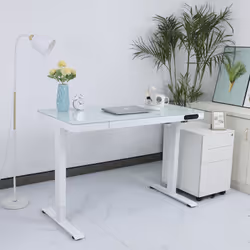 Ksix BXDESK00 bureau d'ordinateur Blanc - Vue supplémentaire 2
