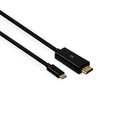 Ksix BXHDMI60N câble vidéo et adaptateur 2 m USB Type-C HDMI Noir