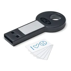 LaCie LabelKey 8 GB USB 2.0 lecteur USB flash 8 Go USB Type-A Noir