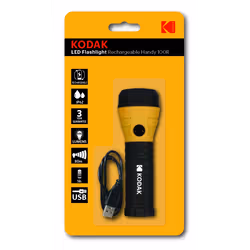 Lampe De Poche KODAK RECHA HANDY 100R - Puissance lumineuse: 100 lumens - Léger et confortable à utiliser - Portée de 80 mètr ...