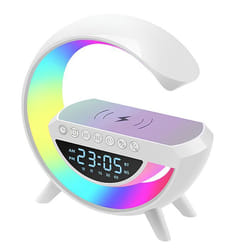 Lampe Led 3 En 1 Avec Haut-Parleur Bluetooth + Chargeur Sans Fil BT-3401