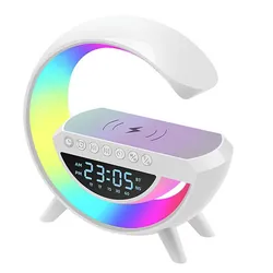 Lampe Led 3 En 1 Avec Haut-Parleur Bluetooth + Chargeur Sans Fil BT-3401