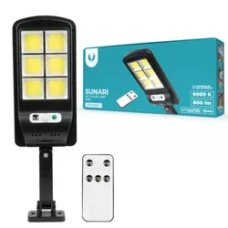 Lampe solaire LED Forever Light SUNARI FLS-01 6 COB PIR 10 W 800 lm 6 000 K