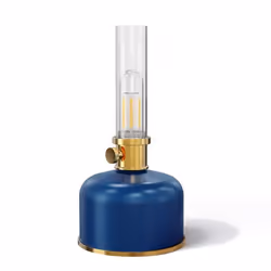 Lampe Solaire LED Rétro A Pétrole Bleue FOREVER LIGHT Sunari FLS-35