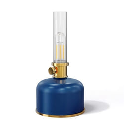 Lampe Solaire LED Rétro A Pétrole Bleue FOREVER LIGHT Sunari FLS-35