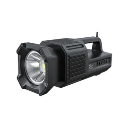Lampe Torche LED SING-E 8W Sans Fil Et Haut Parleur - Noir