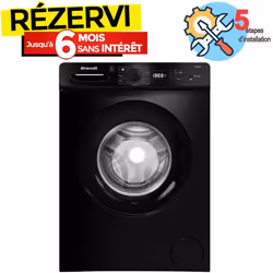 Lave Linge Frontal BRANDT BLF842B 8kg - Noir