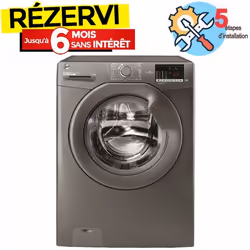 Lave Linge Frontal HOOVER H3W272DGG-04 7kg - Silver