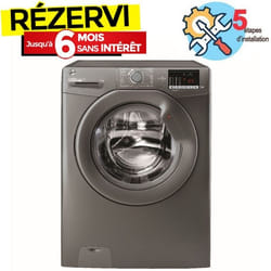 Lave Linge Frontal HOOVER H3W272DGG-04 7kg - Silver