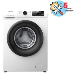 Lave Linge Frontal Hublot Inverter HISENSE WFQP8014EVM 8kg - Blanc