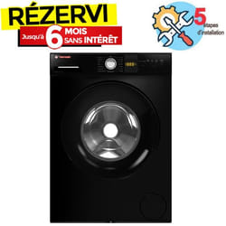 Lave Linge Frontal TELEFUNKEN MACH-8KG1200TN 8kg - Noir
