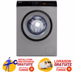 Lave linge Frontale AZUR - Capacité de lavage: 10 Kg - Vitesse d’essorage: 1200 tours/min - Classe énergétique: A+ - Consomma ...